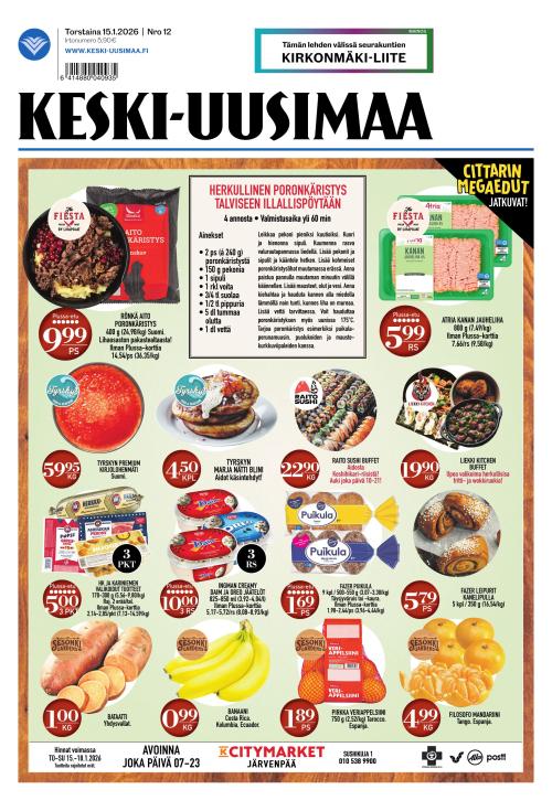 Keski-Uusimaa 15.1.2026