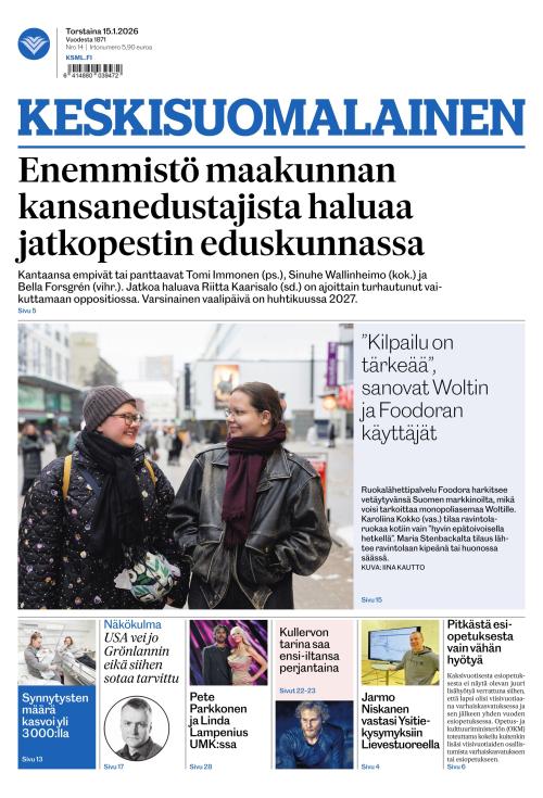 Keskisuomalainen 15.1.2026