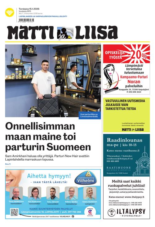 Matti ja Liisa 15.1.2026