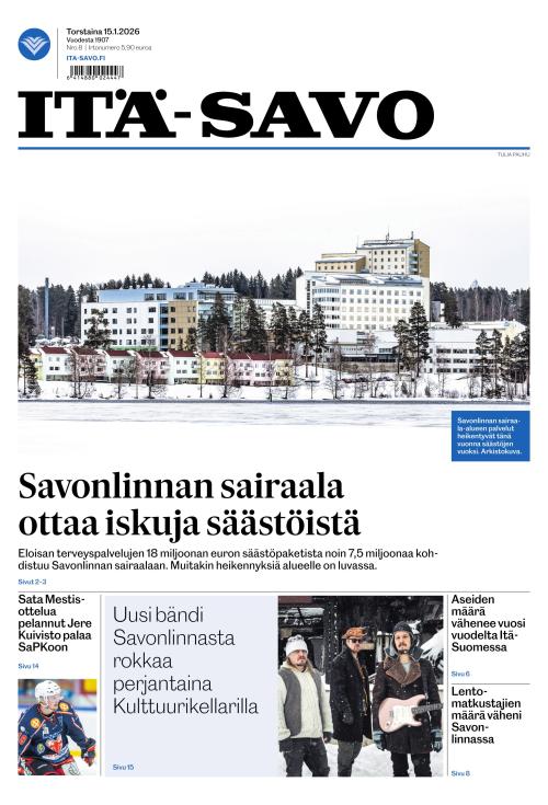 Itä-Savo 15.1.2026