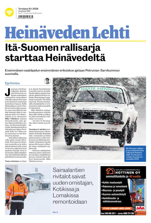 Heinäveden lehti 15.1.2026