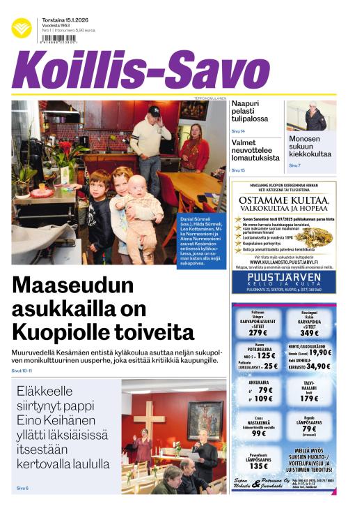 Koillis-Savo 15.1.2026