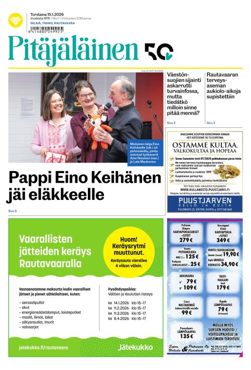 Pitäjäläinen 15.1.2026