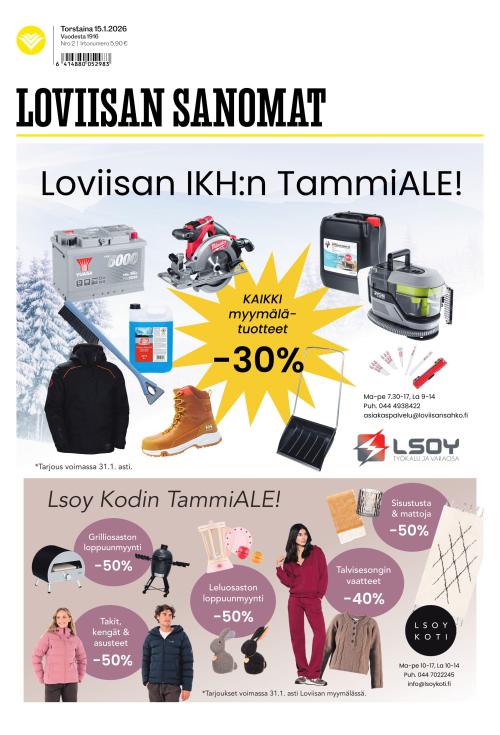 Loviisan Sanomat 15.1.2026