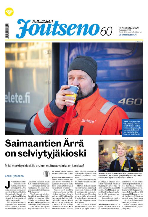 Paikallislehti Joutseno 15.1.2026