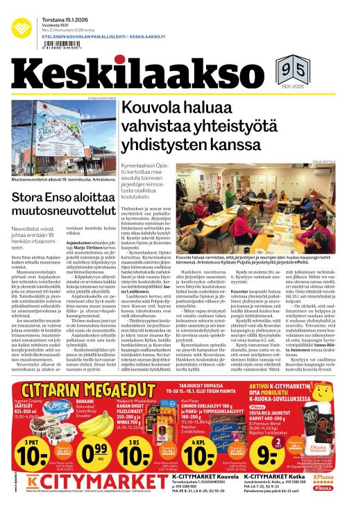 Keskilaakso 15.1.2026