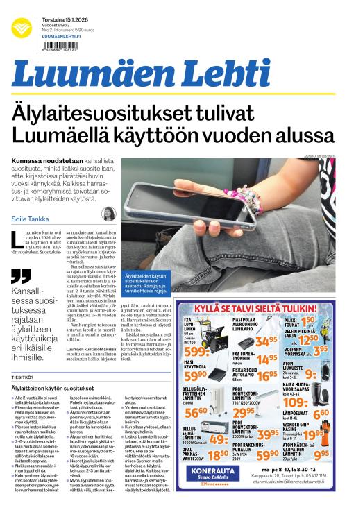 Luumäen Lehti 15.1.2026