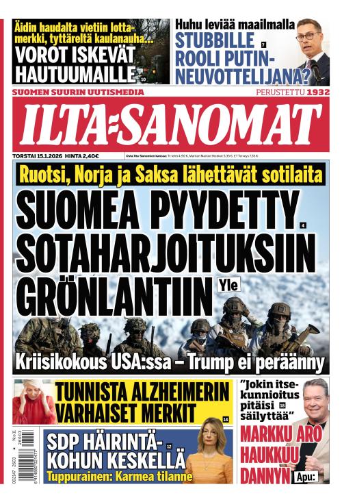 Ilta-Sanomat 15.1.2026