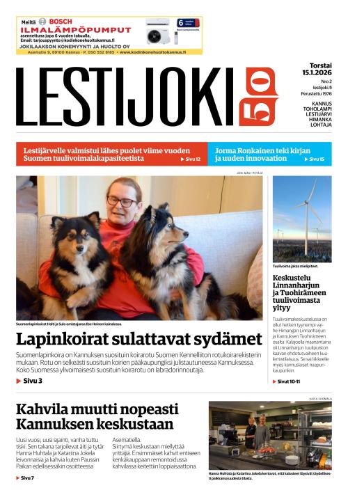 Lestijoki-lehti 15.1.2026