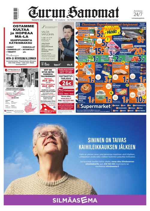 Turun Sanomat 15.1.2026