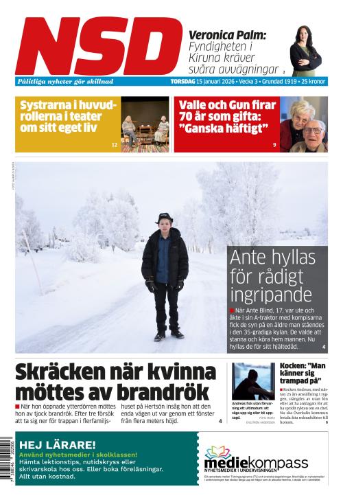 Norrländska Socialdemokraten 15.1.2026