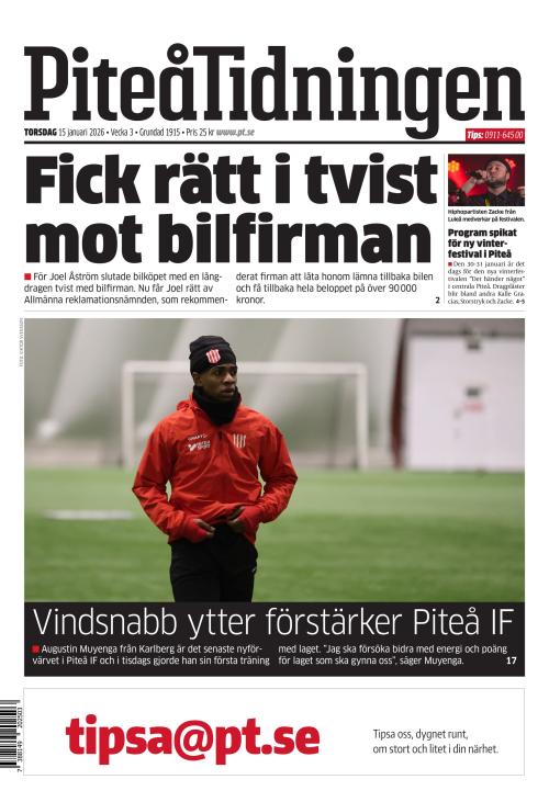 Piteå-Tidningen 15.1.2026