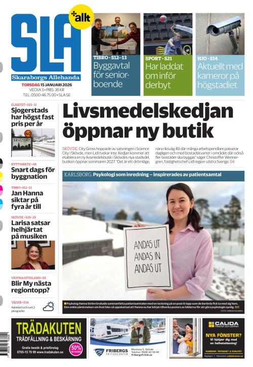 Skaraborgs Allehanda 15.1.2026