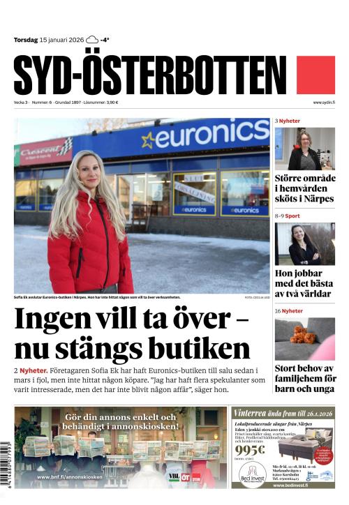 Syd-Österbotten 15.1.2026