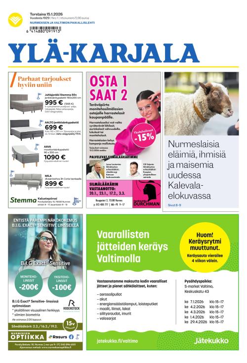 Ylä-Karjala 15.1.2026