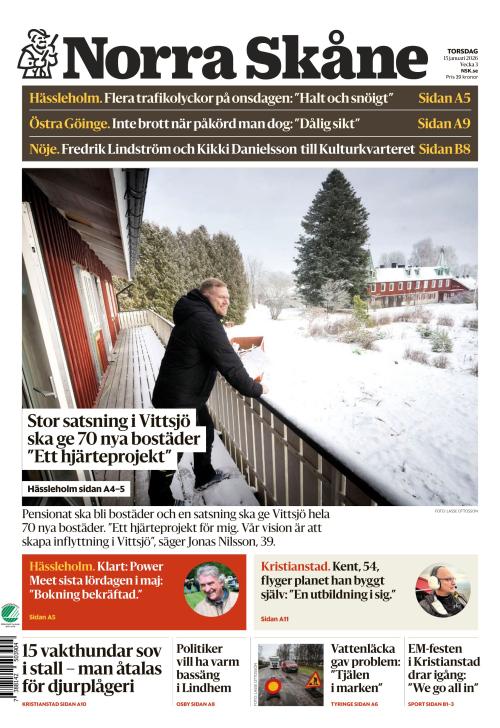 Norra Skåne 15.1.2026
