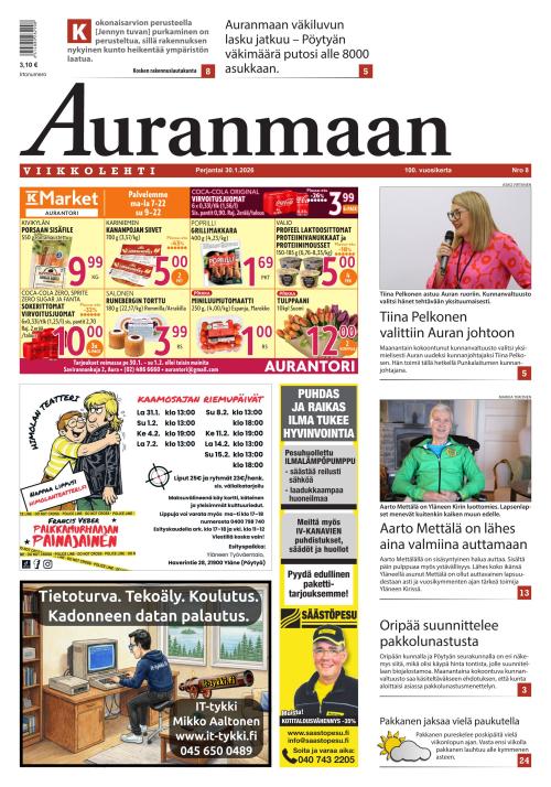 Auranmaan Viikkolehti 30.1.2026