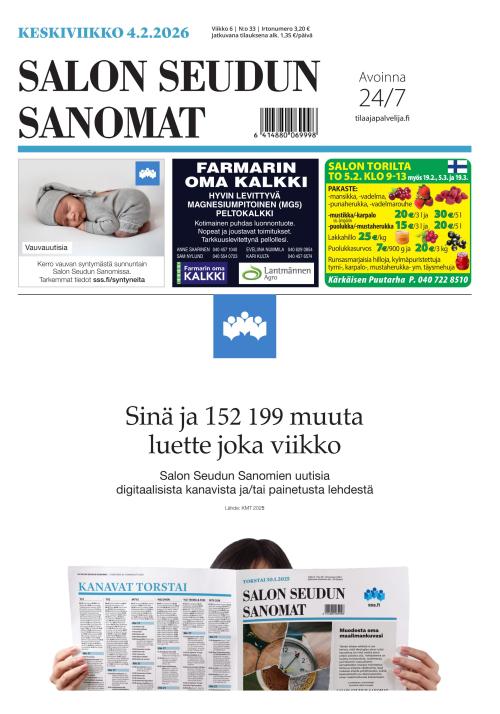Salon Seudun Sanomat 4.2.2026