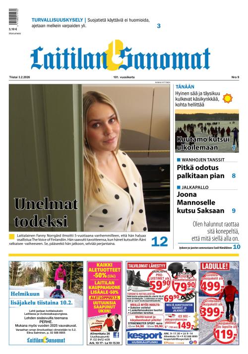Laitilan Sanomat 3.2.2026