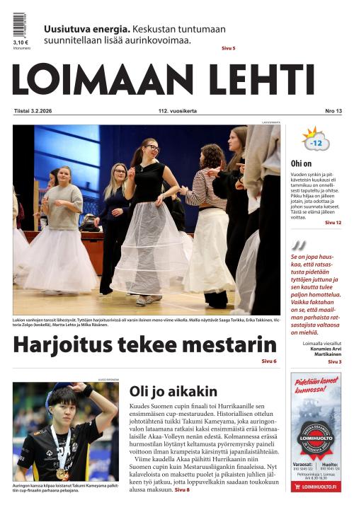 Loimaan Lehti 3.2.2026