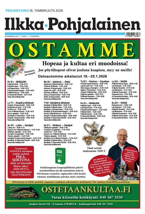 Ilkka-Pohjalainen 16.1.2026