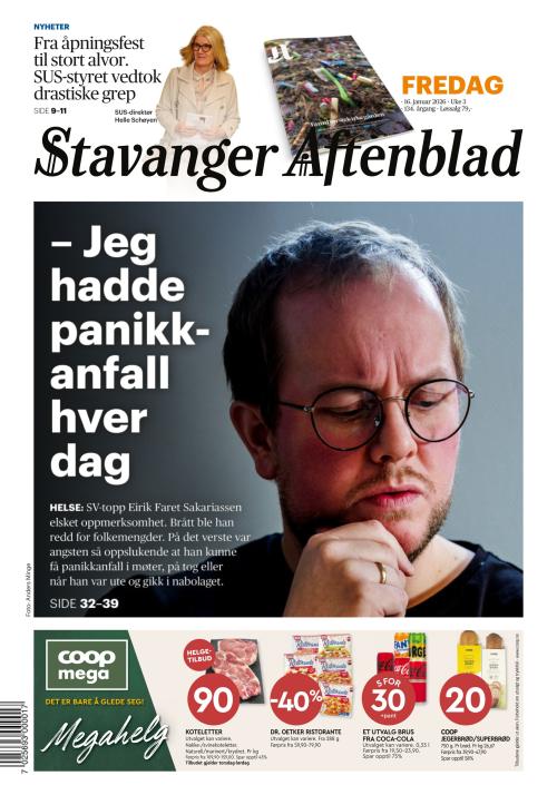 Stavanger Aftenblad 16.1.2026