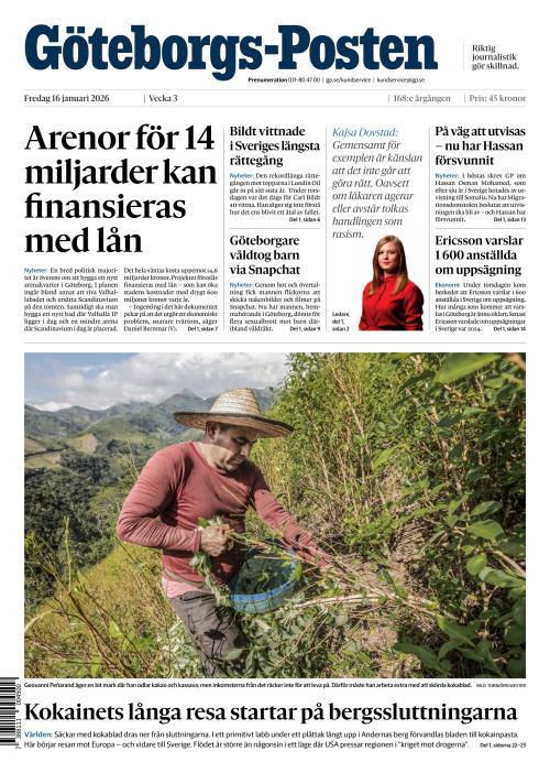 Göteborgs-Posten 16.1.2026