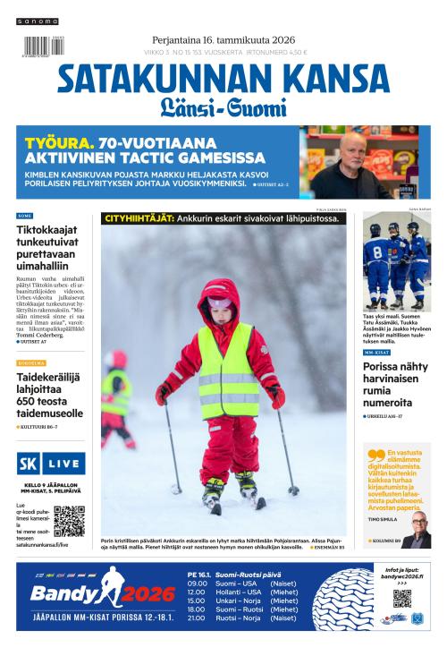 Satakunnan Kansa Länsi-Suomi 16.1.2026