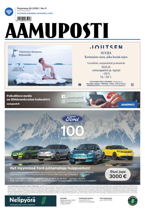 Aamuposti 16.1.2026