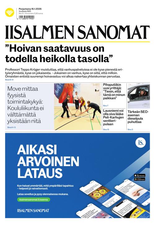 Iisalmen Sanomat 16.1.2026