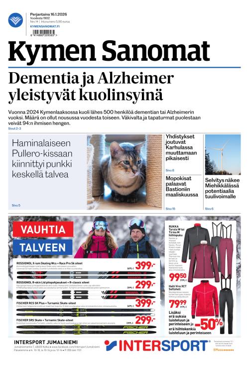 Kymen Sanomat 16.1.2026