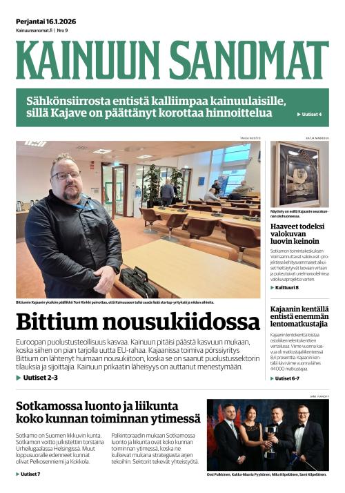 Kainuun Sanomat 16.1.2026
