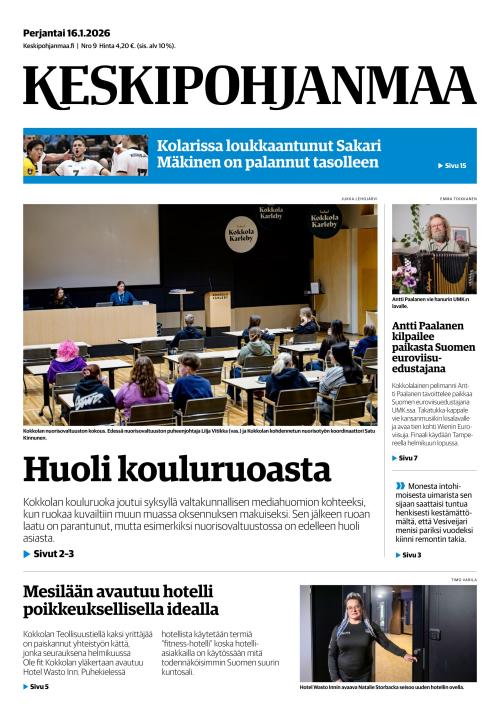 Keskipohjanmaa 16.1.2026