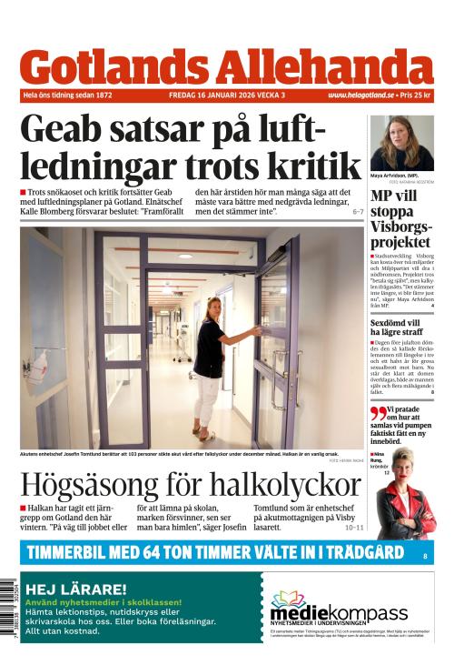 Gotlands Allehanda 16.1.2026