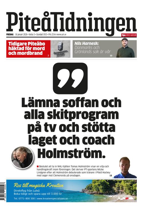 Piteå-Tidningen 16.1.2026