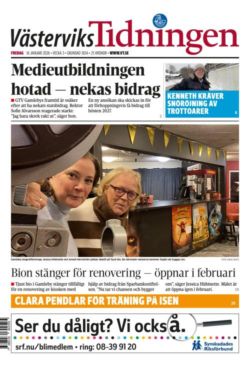 Västerviks-Tidningen 16.1.2026