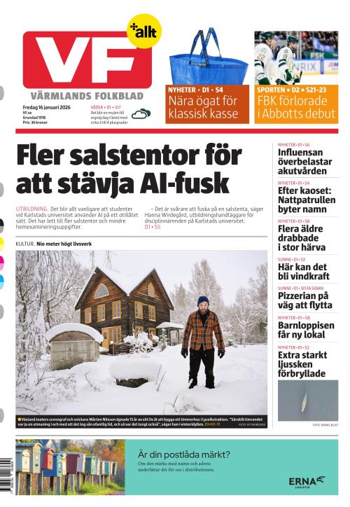 Värmlands Folkblad 16.1.2026