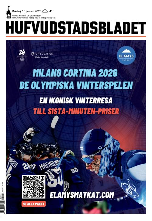 Hufvudstadsbladet 16.1.2026