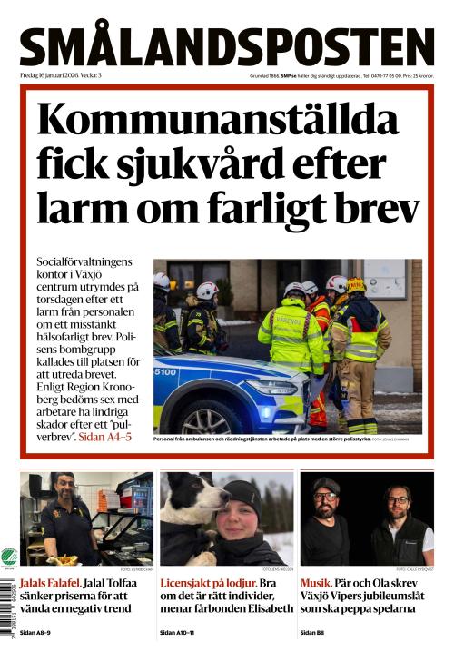 Smålandsposten 16.1.2026