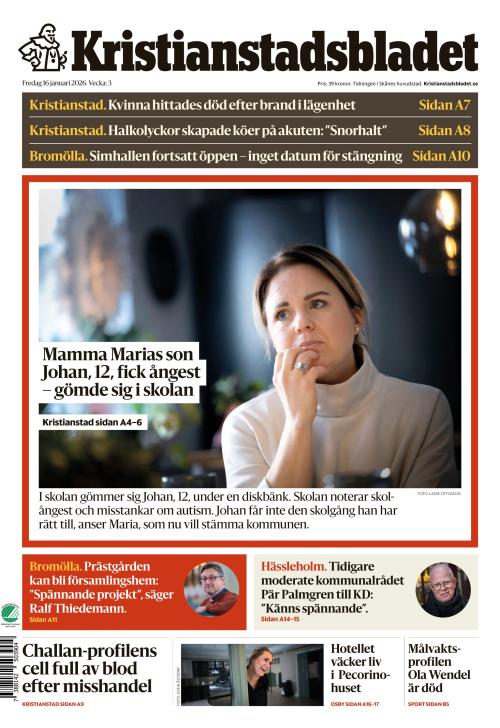 Kristianstadsbladet 16.1.2026