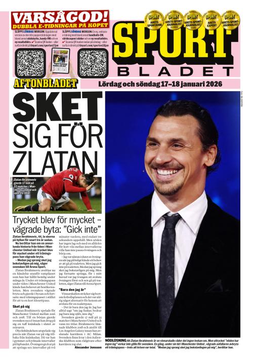 Aftonbladet Sportbladet 17.1.2026
