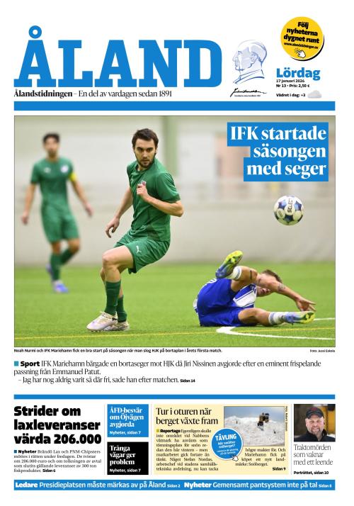 Ålandstidningen 17.1.2026