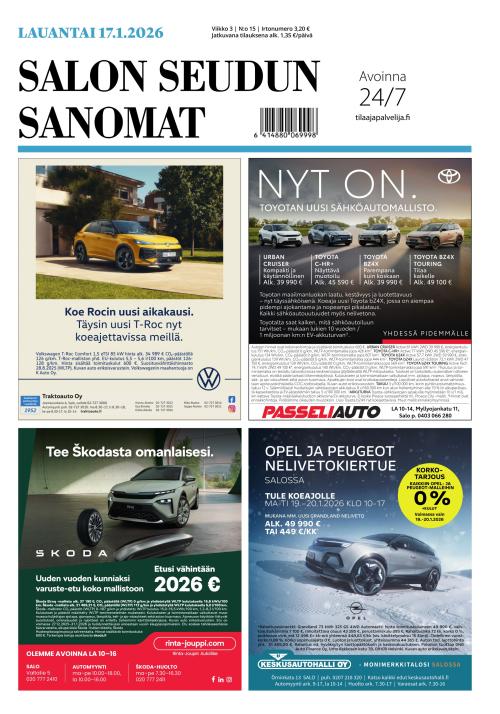 Salon Seudun Sanomat 17.1.2026