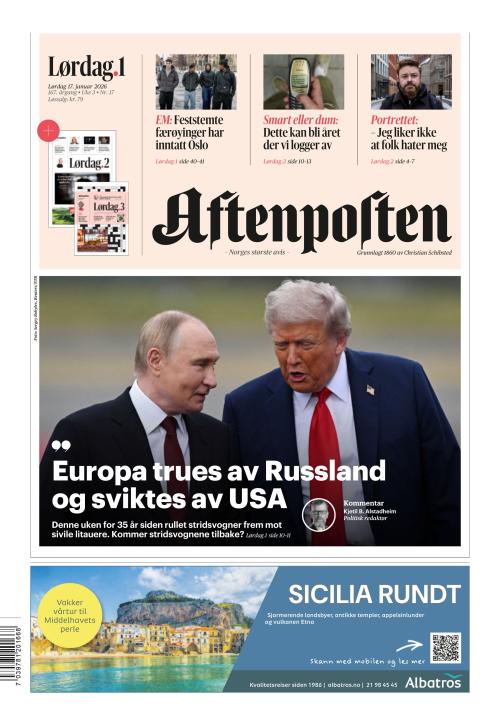 Aftenposten 17.1.2026