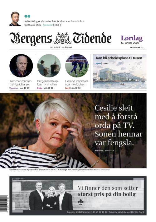 Bergens Tidende 17.1.2026