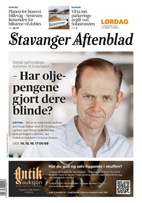Stavanger Aftenblad 17.1.2026