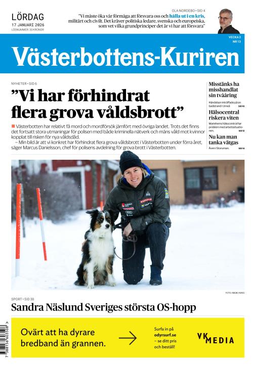 Västerbottens-Kuriren (SE) 17.1.2026