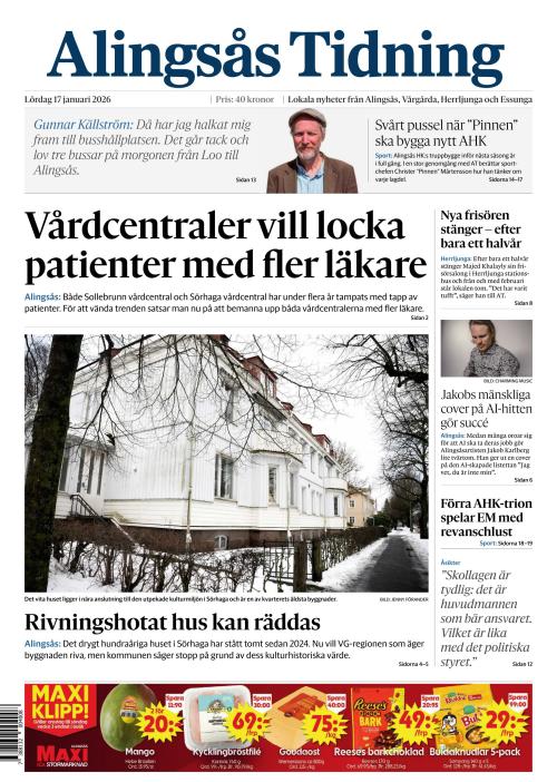 Alingsås Tidning 17.1.2026