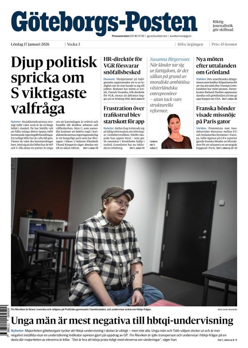 Göteborgs-Posten 17.1.2026