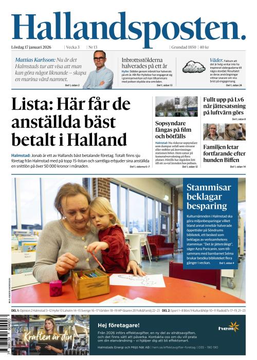 Hallandsposten 17.1.2026